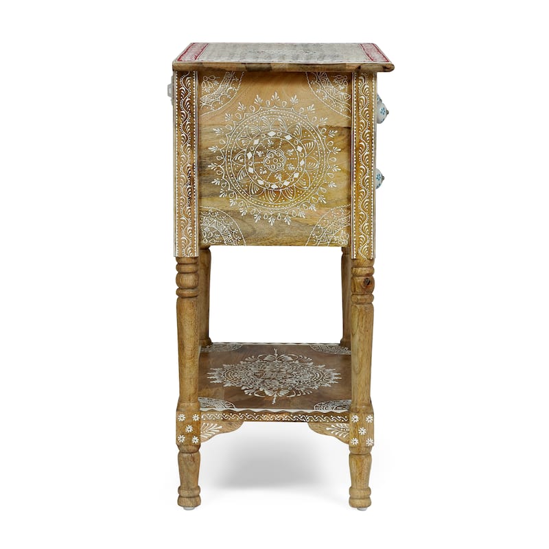 Sids Mango Wood End Table by Christopher Knight Home