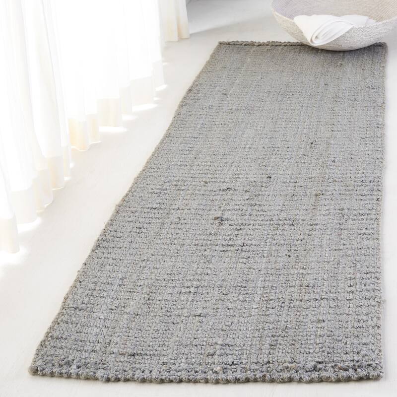 Lauren Ralph Lauren Handmade Rigmor Jute Rug - 2'6" x 8' Runner - Light Grey