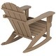 preview thumbnail 86 of 85, POLYTRENDS Laguna Adirondack Eco-Friendly Poly All-weather Outdoor Rocking Chair