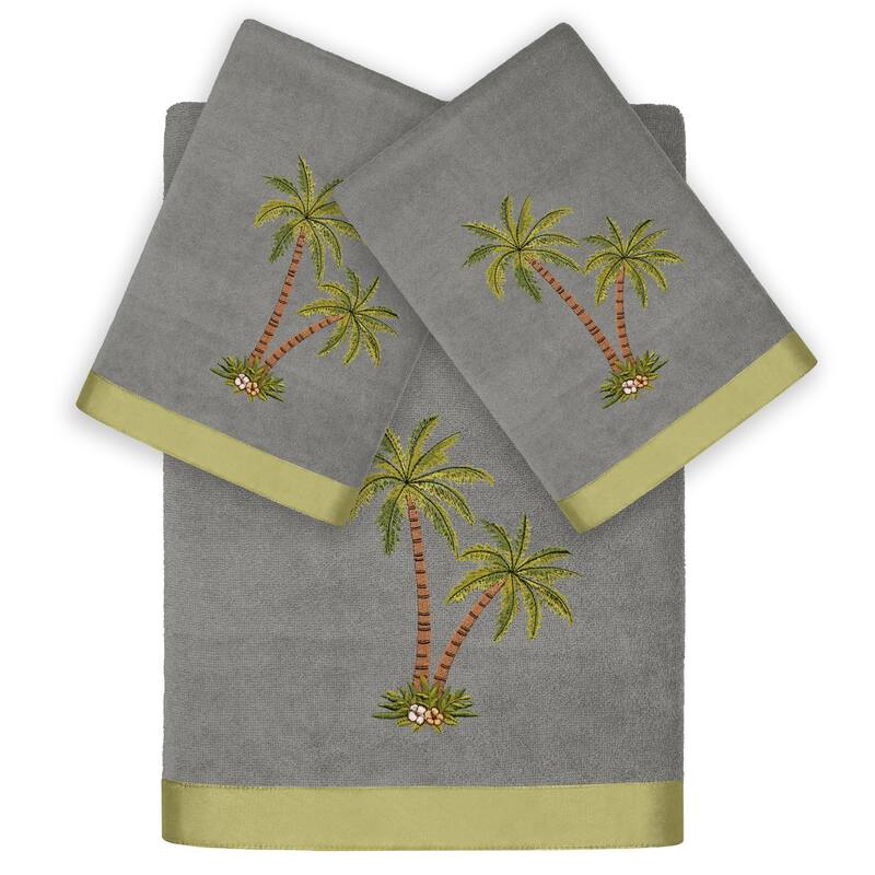 Authentic Hotel and Spa Turkish Cotton Palmera 3 PC Towel Set - 3-Piece