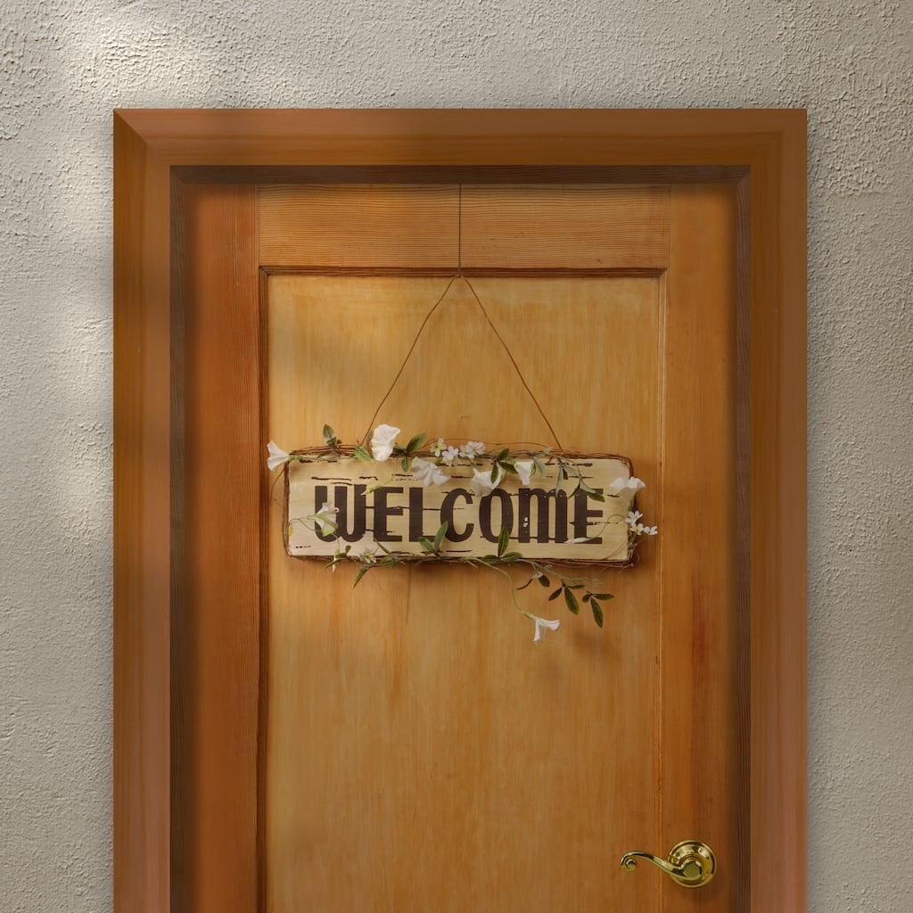 National Tree Company 21 in. "Welcome" Door Sign - 21 in