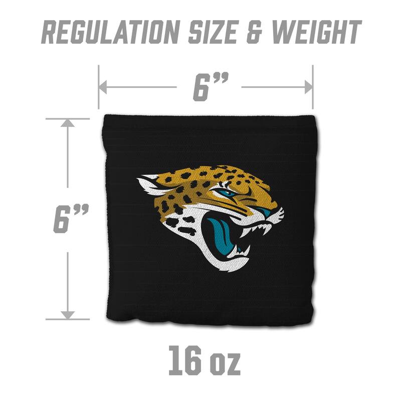 Jacksonville Jaguars NFL Dual Sided Pro Stop & Slide Cornhole Bags