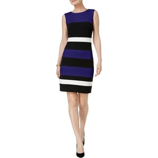 purple business dress