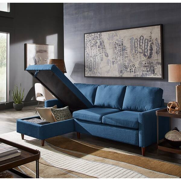 Shop Parker L Shaped Sofa With Reversible Storage Chaise By