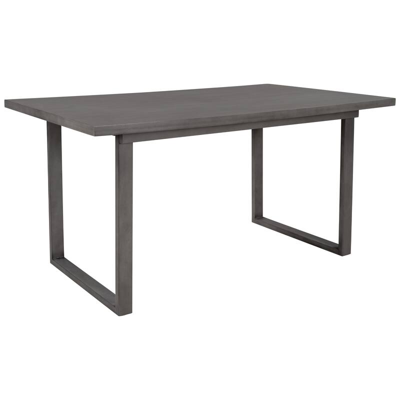 6-Piece Wood Dining Room Set Rrectangle Table and 4 Chairs & Bench