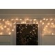 preview thumbnail 3 of 2, Twinkle Icicle Mini Christmas Lights - Clear - 8.5' White Wire - 300ct