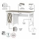 preview thumbnail 42 of 68, Key West 54W Computer Desk with Cabinet and Bookcase by Bush Furniture