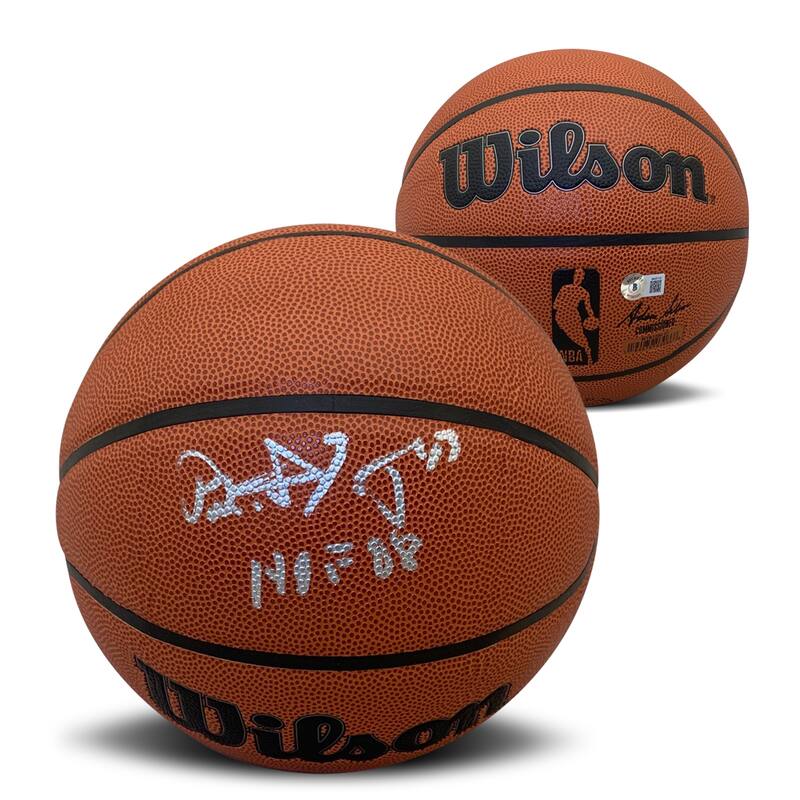 Patrick Ewing Autographed NBA Signed Full Size Replica Basketball Hall of Fame HOF 2008 Beckett COA - 8'6" x 11'6"