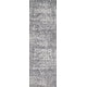 preview thumbnail 21 of 35, Alexander Home Mason Distressed Traditional Persian Rug 2'7" x 8' - Silver/Light Grey