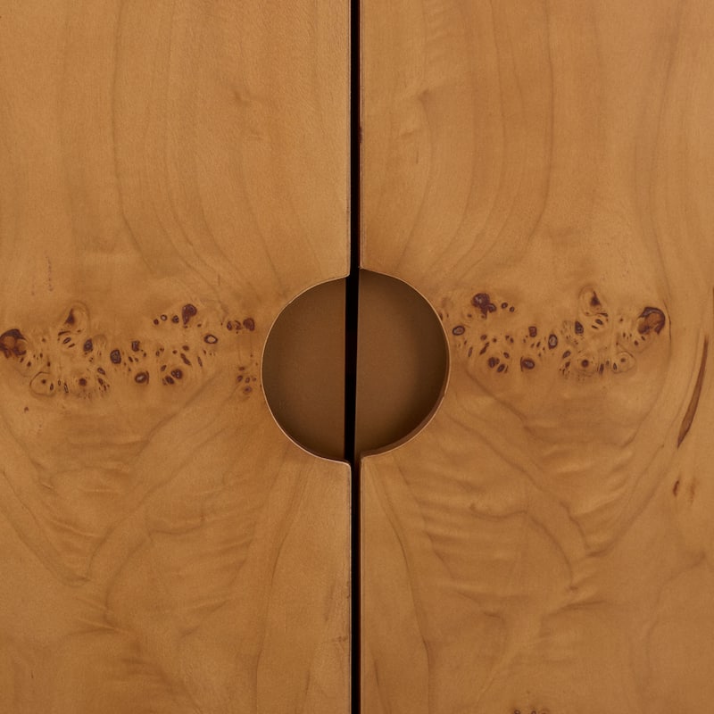 SAFAVIEH Couture Tessly Burl Veneer Chest - 32"W x 19"D x 30"H