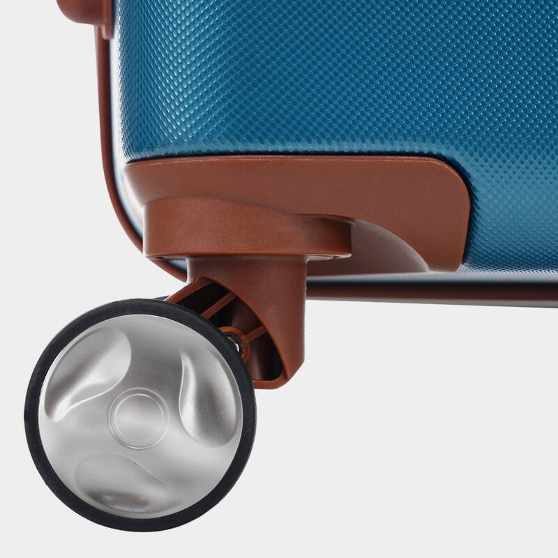 Hardshell Luggage Sets with Bags Lightweight Suitcase Double Spinner Wheels with TSA Lock, Single Vintage Luggage 24 IN