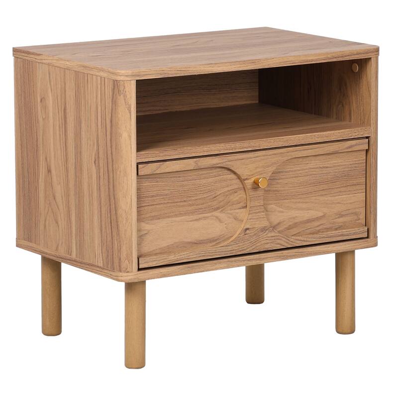 SAFAVIEH Home Prinpop 1-Drawer 1-Shelf Nightstand