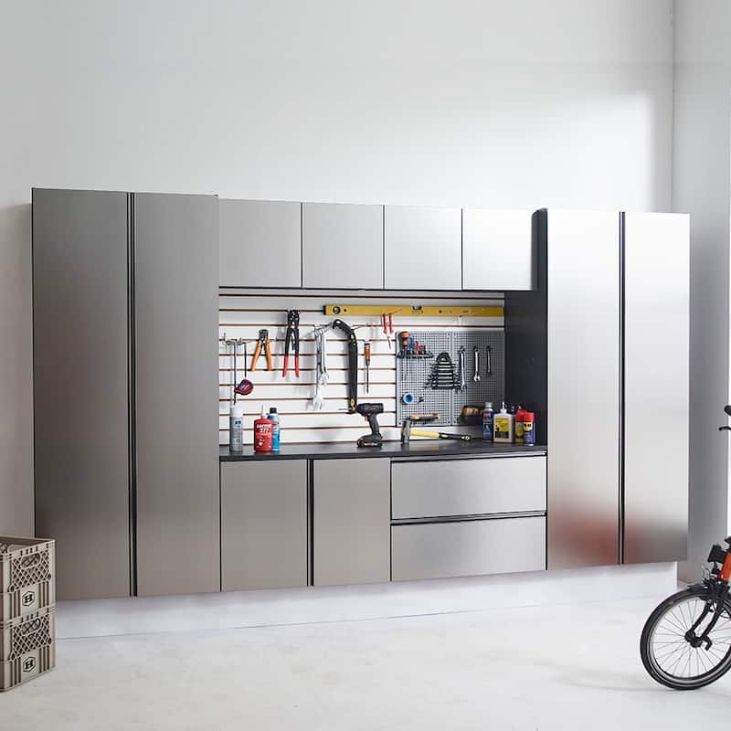 Nova Series Work Top in Dark Grey - Grey