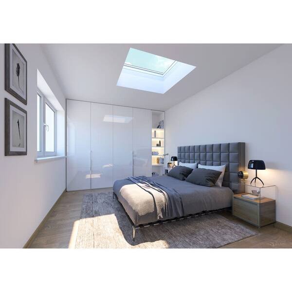Shop Velux Fcm 2230 0004 27 3 8 X 35 3 8 Laminated Fixed Non Vented Curb Mounted No Leak Skylight From The Fcm Collection Overstock 22053612