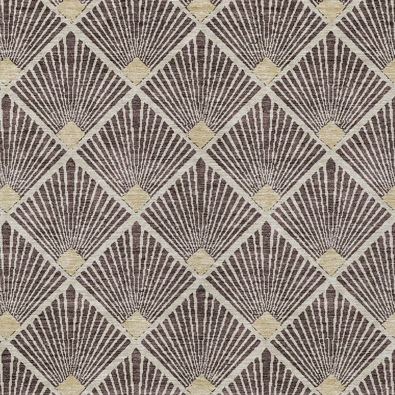 HomeRoots Geometric Transitional Rectangle Outdoor Rug
