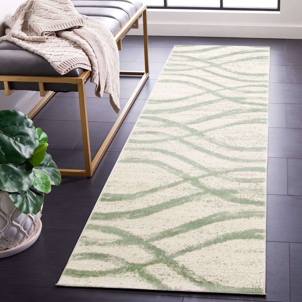 SAFAVIEH, Adirondack Vinni Modern Abstract Distressed Rug