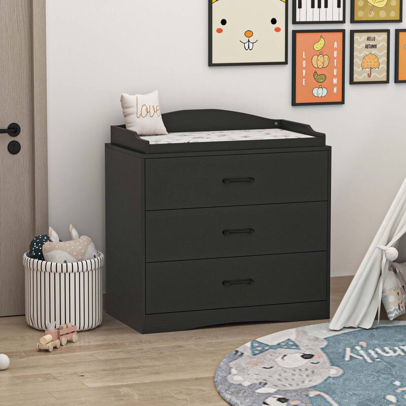 Timechee 35.4"W 35.4"H Changing Table Dresser