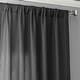 preview thumbnail 13 of 62, Exclusive Fabrics Ombre Faux Linen Light Filtering Curtains (1 Panel) - Lightweight Elegance, Natural Light Enhancement