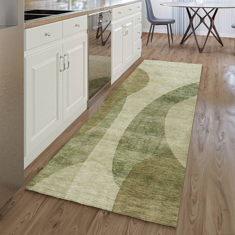 Premium Washable Super Soft Contemporary Vibes Mayfield Rug - Beige - 2' 3" x 7' 6" - Runner