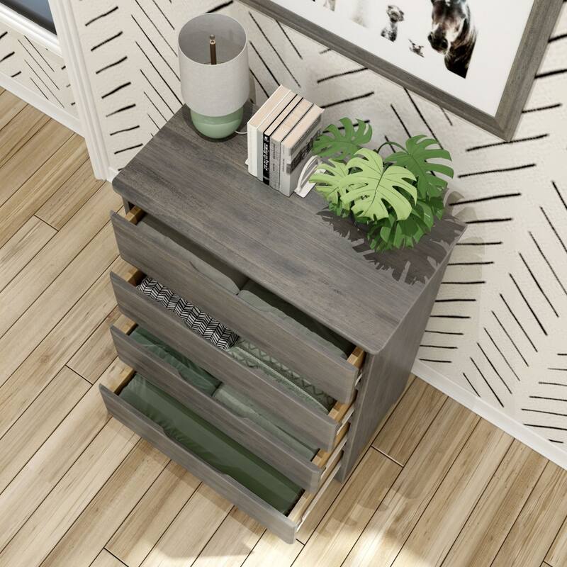 Max and Lily Farmhouse 4 Drawer Dresser