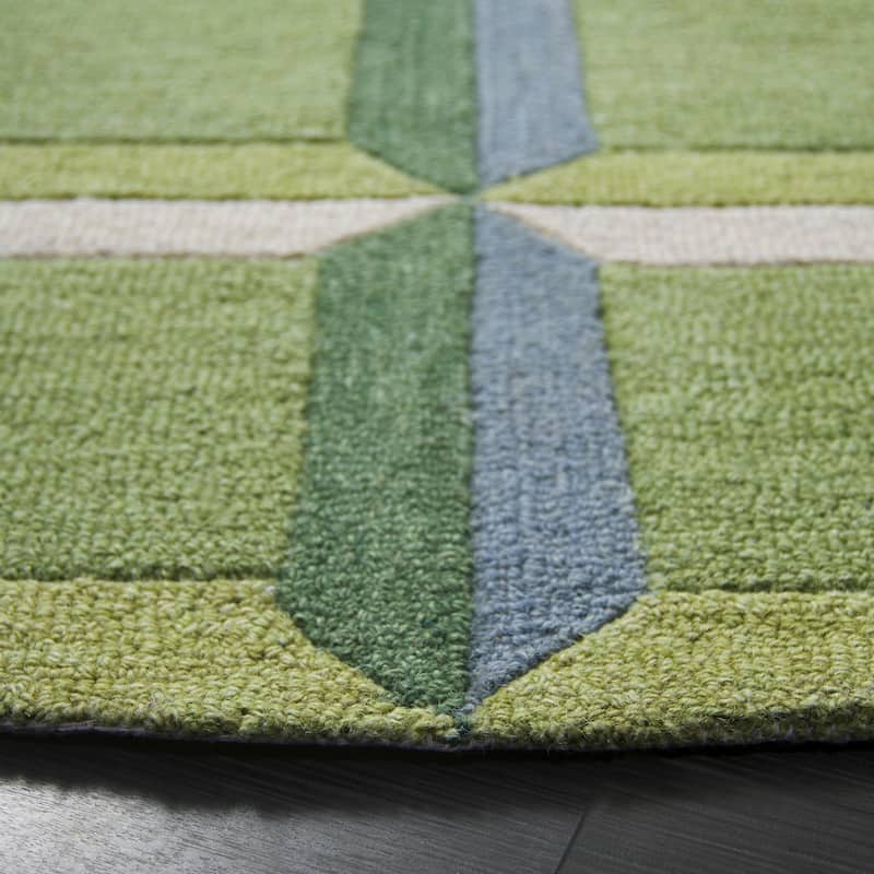SAFAVIEH Handmade Genre Hikariko Mid-Century Modern Wool Rug