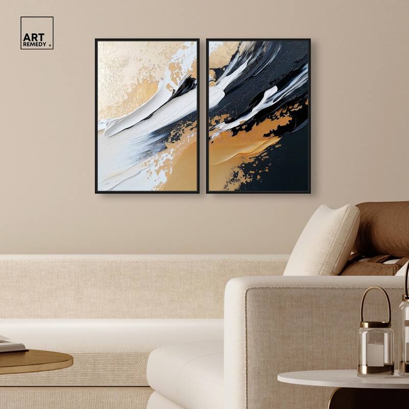 Forces III Canvas Set of 2 by Art Remedy