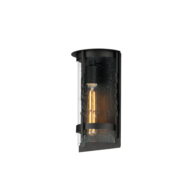 Maxim 30191 Foundry 12" Tall Outdoor Wall Sconce - Black