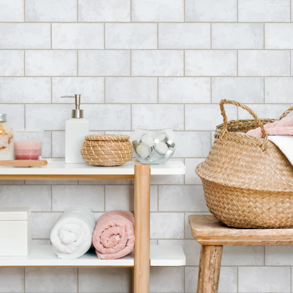 Merola Tile Biarritz White 3" x 6" Ceramic Wall Tile