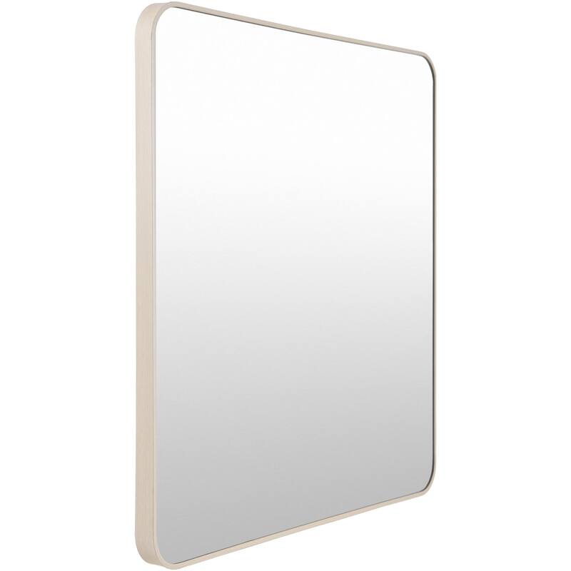 Livabliss Aranya Modern Aluminum Square Accent Mirror