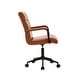 preview thumbnail 4 of 11, Porthos Home Paavo Height Adjustable Faux Leather Swivel Office Chair