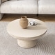 preview thumbnail 6 of 6, Concrete Round Coffee Tables Accent Center Table