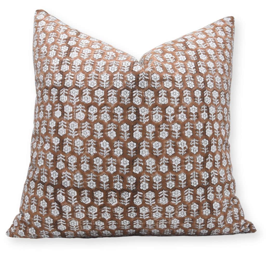 Fabdivine Cotton Bohemian Block print pillow Cover