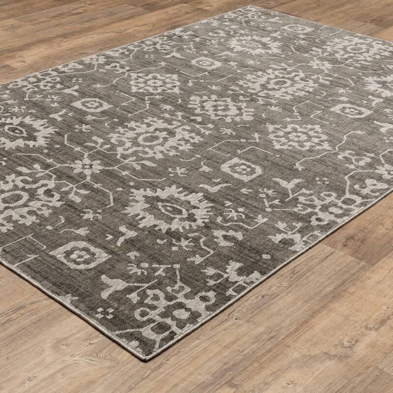 Style Haven Ingram Traditional Borderless Two-Tone Area Rug