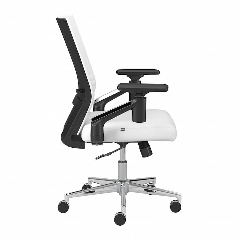 Laguna Mid Back Leather Office Chair by Bush Business Furniture