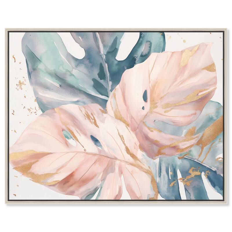 Golden Spritz Canvas by Art Remedy - Silver - 20" x 16"
