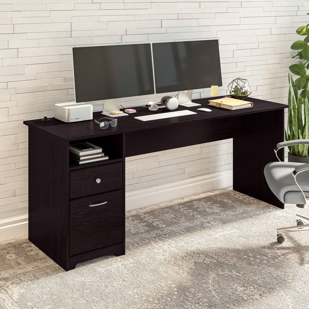 Cabot 72W Home Office Computer Desk with Drawers by Bush Furniture