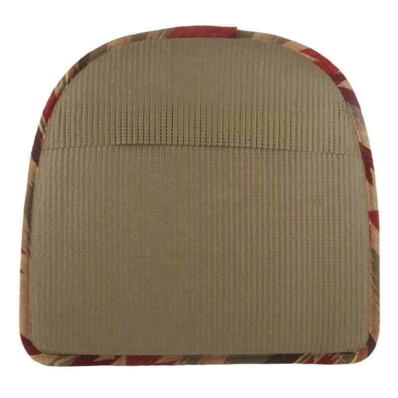 Klear Vu Multicolor Cabernet Dining Chair Cushion Set