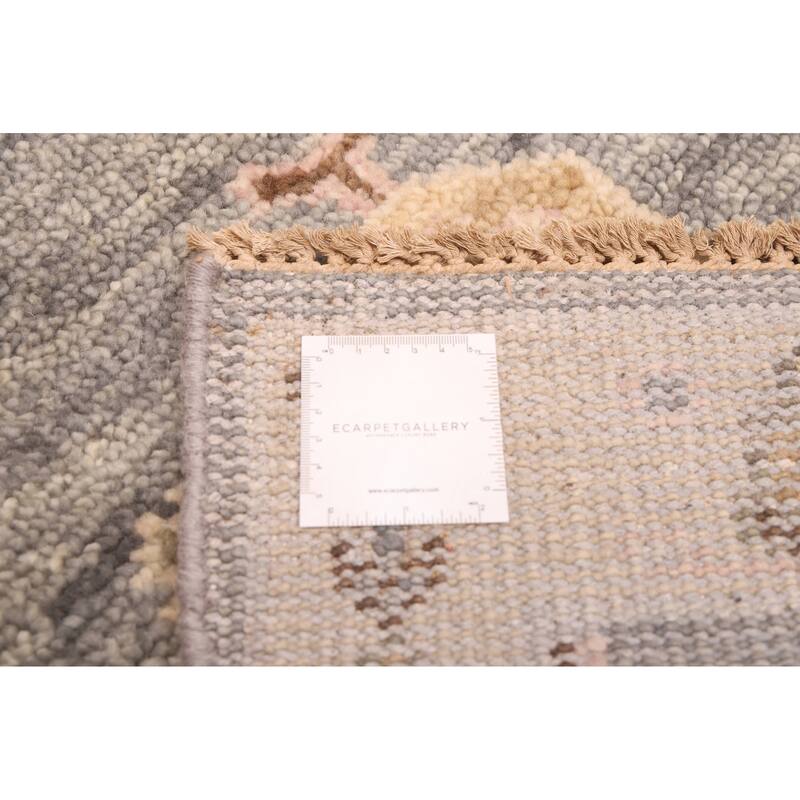 ECARPETGALLERY Hand-knotted Jules Serapi Grey Wool Rug - 2'6 x 7'10