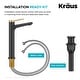 preview thumbnail 31 of 97, KRAUS Indy Single Handle Vessel Bathroom Faucet with Pop Up Drain