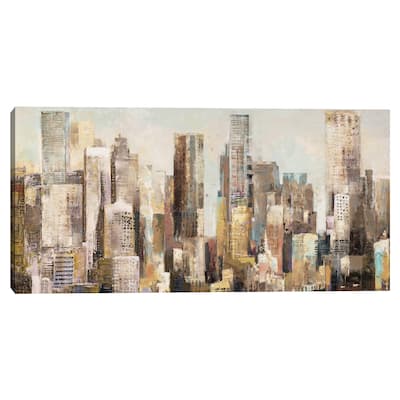 Metro Glow by Studio Arts Canvas Art Print