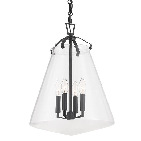 slide 2 of 11, Crystorama Lighting Group VSS-7015 Voss 4 Light 15" Wide Taper Candle Matte Black