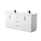Option White / Giotto Quartz Top / Matte Black Hardware