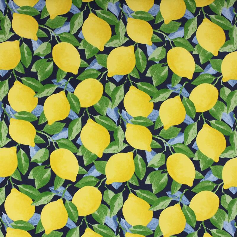 Yellow Lemons Indoor/ Outdoor Corded Bench Cushion Bed Bath & Beyond