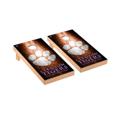 Clemson Tigers Museum Cornhole Board Set