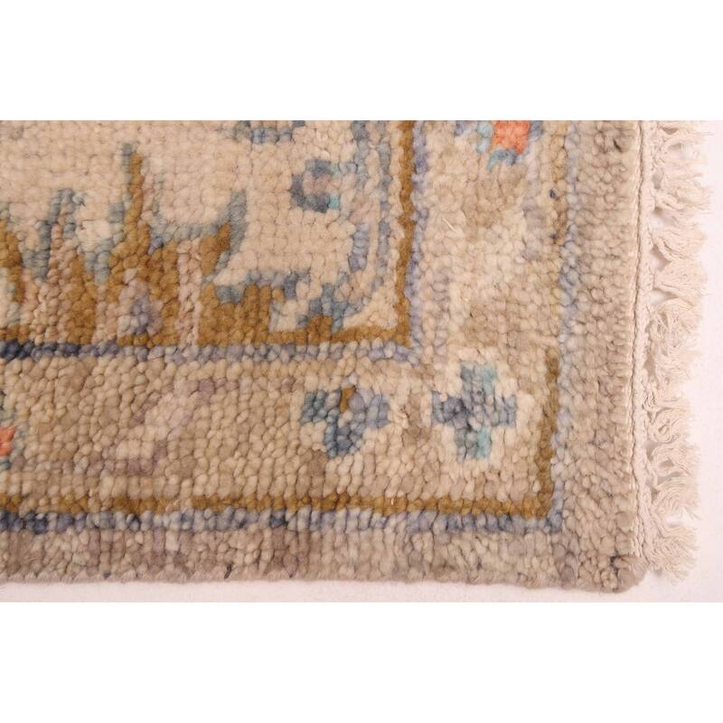 ECARPETGALLERY Hand-knotted Jules Serapi Grey Wool Rug - 8'0 x 9'11