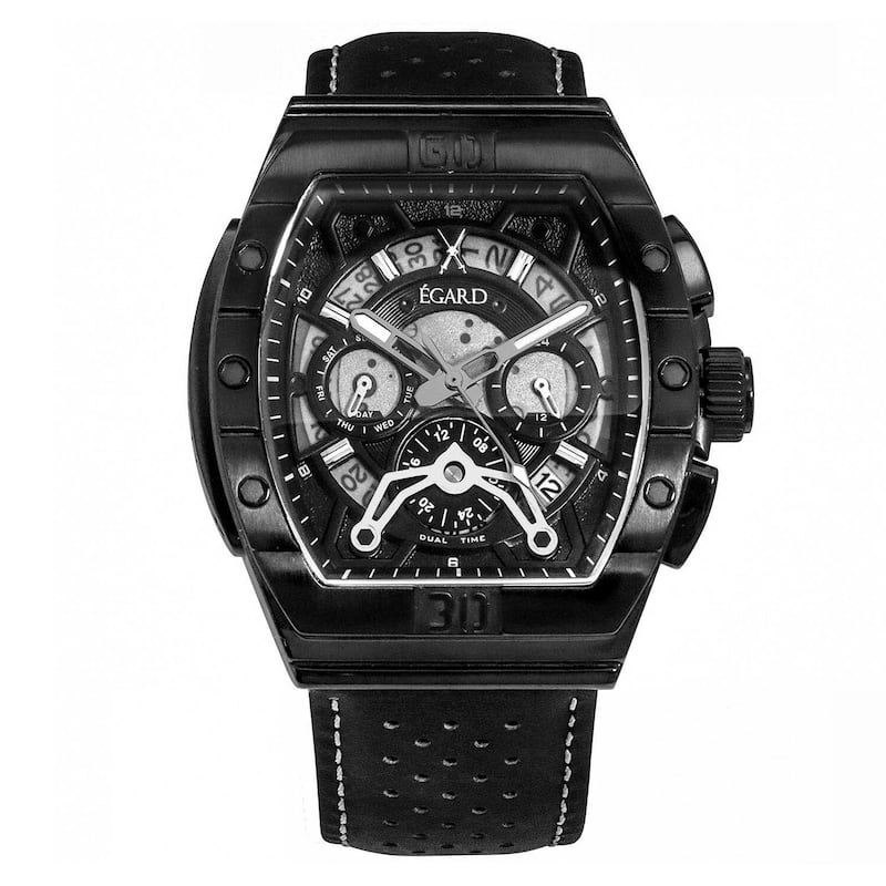 Egard Men's Patriot Stealth Quartz Black Dial Watch - WCH-5075-F0H303 - 6 (36)