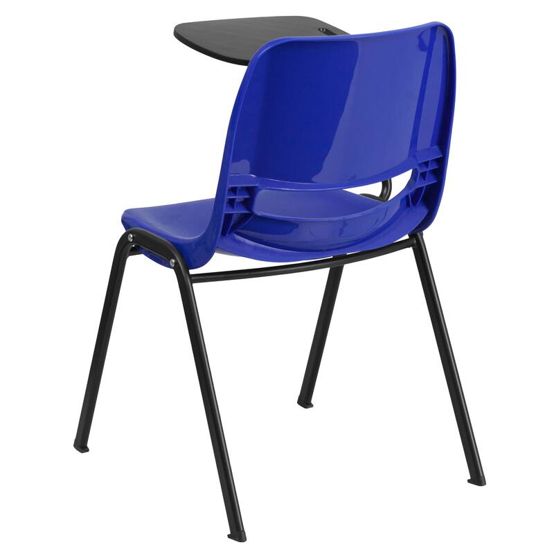 Ergonomic Shell Chair with Right Handed Flip-Up Tablet Arm