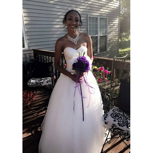Shop Beautyprom Women S Ball Gown Bridal Wedding Dresses White