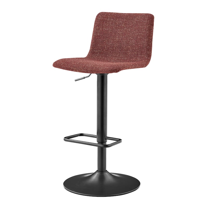 NPD Furniture Bruce Chenille Gaslift Bar Stool (Set of 2)