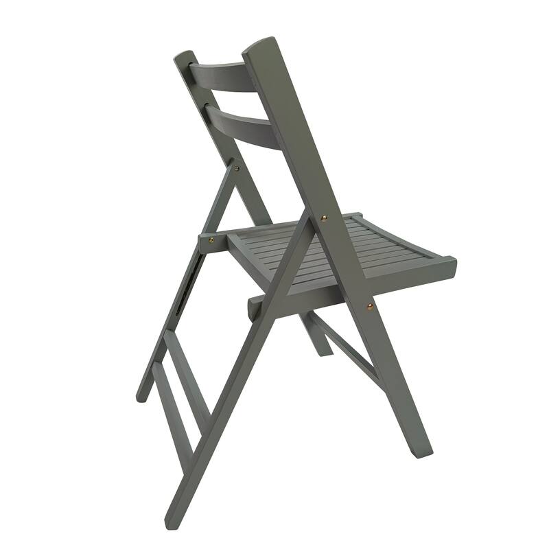 Furniture Slatted Wood Folding Special Event Chair,Set of 4